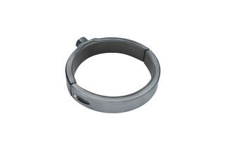 Design-Fallrohrschelle - SX - Grau ø100 mit Gewindemutter M10