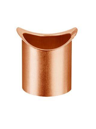 Kupfer Lötstutzen ø100 für halbrunde Rinne 333