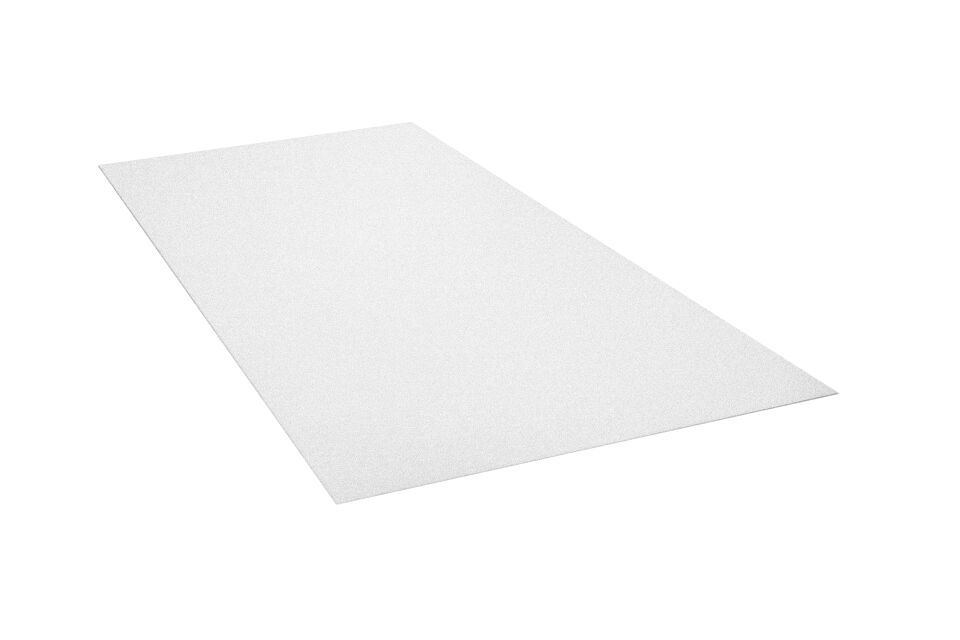 DUOFALZ Tafelblech - TX / SX - Weiß / Weiß 0,7 mm x 1000 mm x 2000 mm