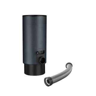 ALUSTAR Design-Wassersammler TX Anthr ø80 mit Schlauchset