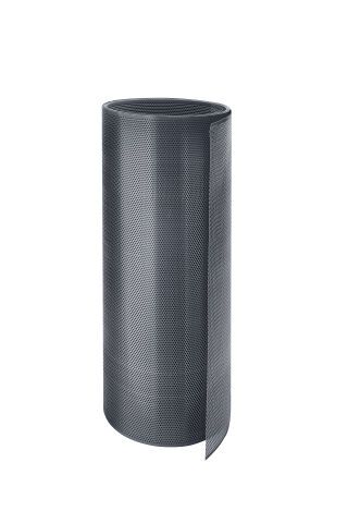 Bandblech gelocht - SX - Anthrazit / Testa di Moro 0,7 mm x 1000 mm, Loch-ø 5 mm, ca. 23 kg