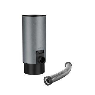 ALUSTAR Design-Wassersammler TX Hellg ø80 mit Schlauchset