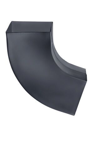 Vierkant-Rohrbogen - SX - Anthrazit 72° 100x100
