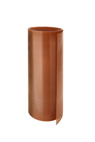 Bandblech gelocht - SX - Ziegelrot / Oxydrot 0,7 mm x 1000 mm, Loch-ø 5 mm, ca. 23 kg