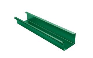 Dachrinne kastenförmig - SX - Moosgrün 250 / 3 m