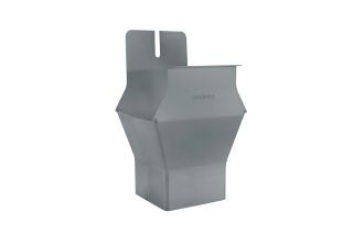 Einhangstutzen - SX - Grau kastenförmig / Kastenrohr 250 / 80x80