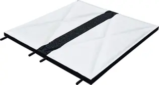 KRAITEC® step roof FPO: Unterseite mit FPO-Kaschierung