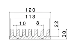 AquaStop Premium, 120 x 30 mm