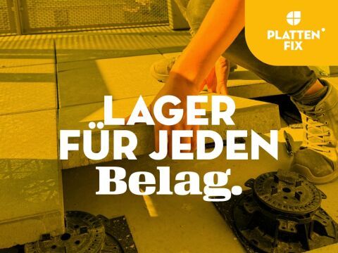 Das universelle Lager für jede Belagsvariante auf Deutschlands Terrassen.