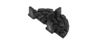 STANDARD-Randstück (teilbar), Ø 120 mm, h 10 mm, hier mit Fugensteg 6x20 mm