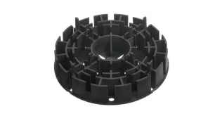 MULTI (teil- und stapelbar), Ø 180 mm, h 35 mm, unten gerippt, Fugensteg 4x15 mm