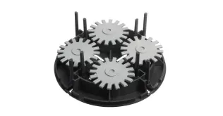 VARIO (teilbar), Ø 180 mm, 35-50 mm stufenlos höhenverstellbar, Fugenstab 65x4 mm