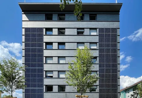 Sanierung Wohnheim Bodensee Lindau, DE Farbe: Design, Sonderdesign Schiefer