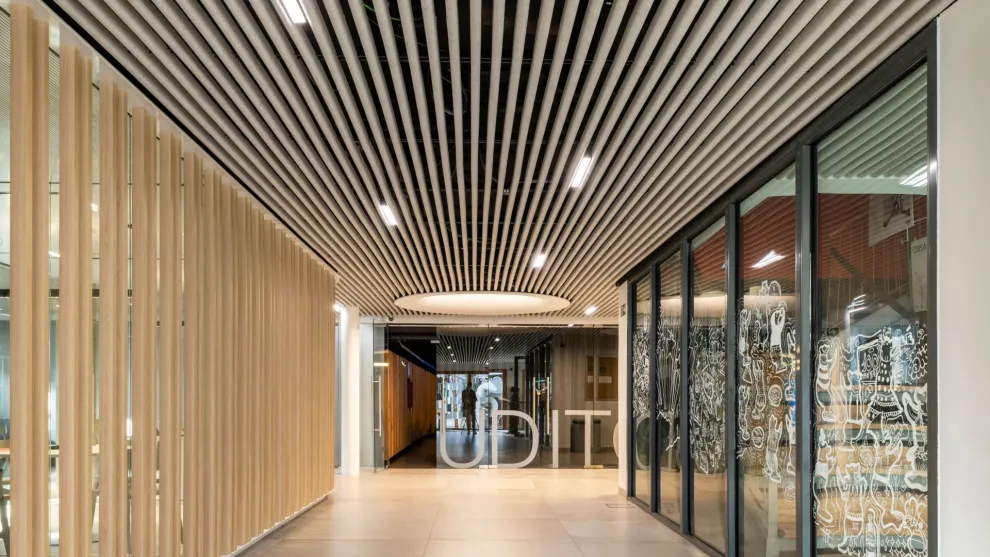HeartFelt® Linear an der Universität für Design, Innovation und Technologie (ESNE) in Madrid, Architekt: Hendel + Torres de Arquitectura