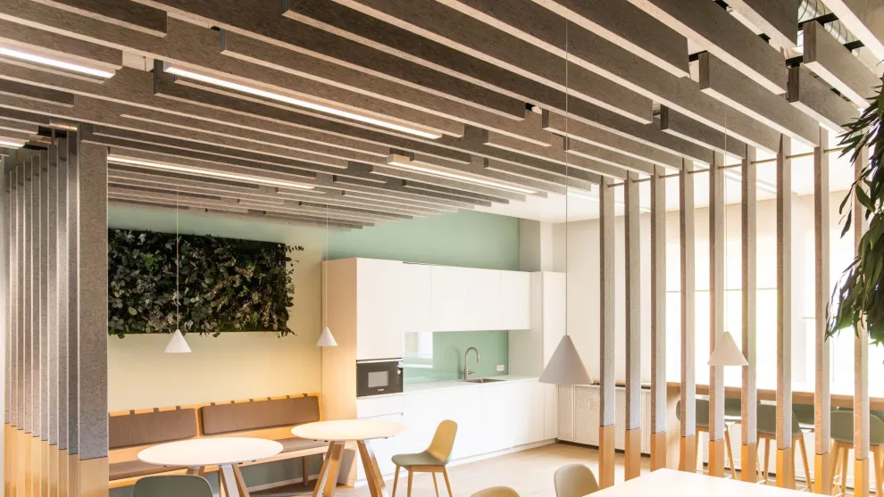 HeartFelt® Baffeldecken im Kreishaus Ravensburg, Architekt: Blocher Partners Stuttgart