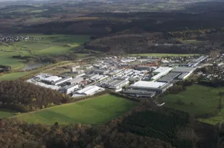 Luftbildaufnahme Zentrale in Selters