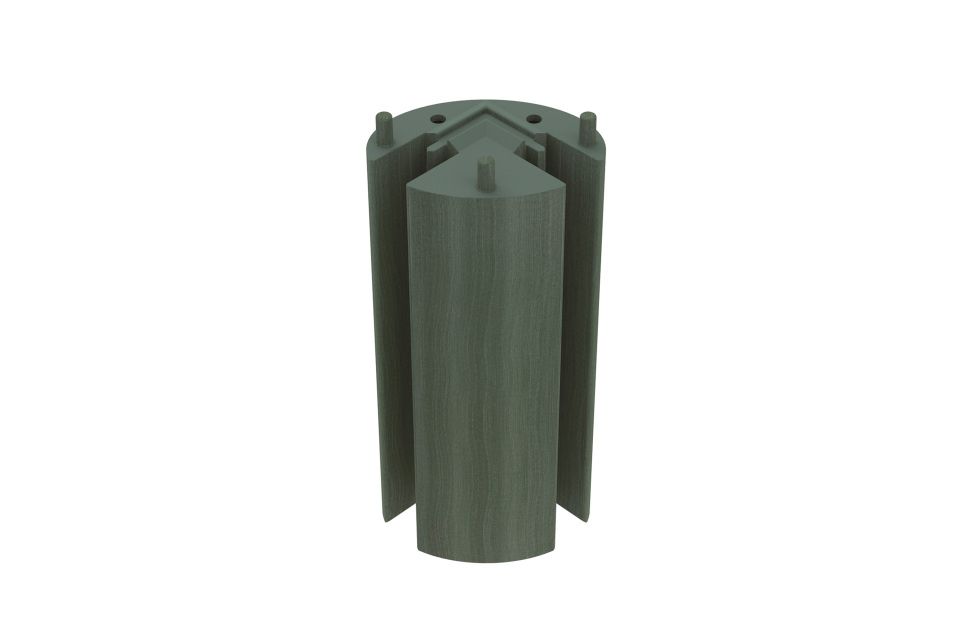 megawood® Fassadensystem, Eckbauteil