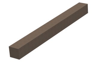 Konstruktionsholz quadratisch, LAVABRAUN