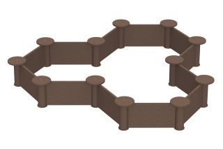 megawood® Konstruktionsholz, Sandkasten