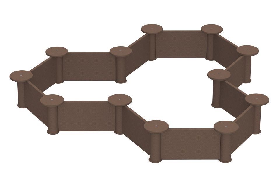 megawood® Konstruktionsholz, Sandkasten