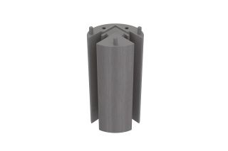 Eckadapter Oval, SEL GRIS