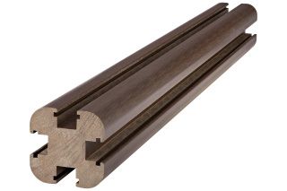 LIMES Pfosten für Paneel VALERIA, VARIA SCHOKOSCHWARZ, 2200 mm