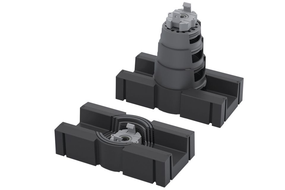 megawood® Unterkonstruktion für Terrassendielen