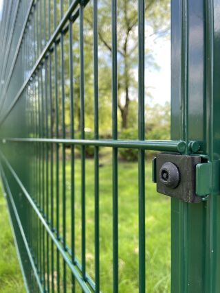 Heras Gitterzaunpfosten Hexaclip