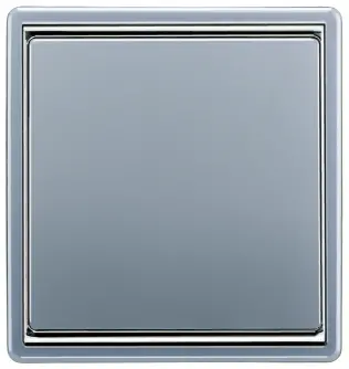 PEHA Schalterserie DIALOG, Aluminium, Zierrahmen chrom
