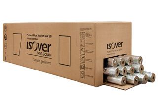 ISOVER Brandschutz-Rohrschale Protect Pipe Section BSR 90 Alu2