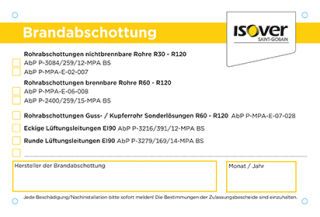 ISOVER Brandschutz Zubehör