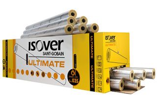 ISOVER Brandschutz-Mineralwolleschale U Protect Pipe Section Alu2 100