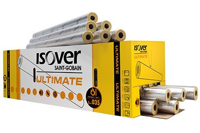 U PROTECT Pipe Section Alu2 20 22 1200x22x20mm Mineralwolleschale