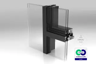 WICLINE 70 SG Einsatzflügel Structural Glazing ©WICONA