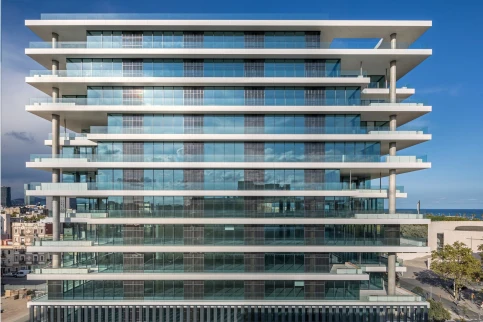 Ganzglasfassaden - Projekt: Sea Towers Bürokomplex, Barcelona, Spanien WICTEC 50SG (©Rafael Vargas)