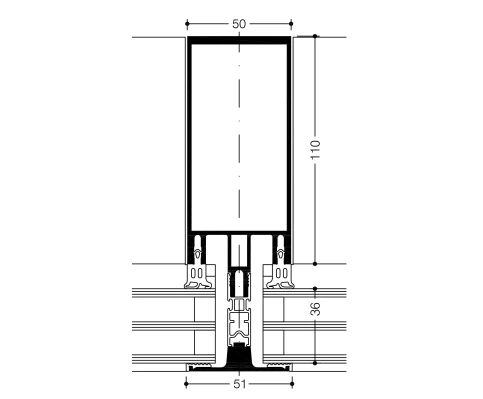 WICTEC 50SG-Design - Ganzglasfassade (©WICONA)