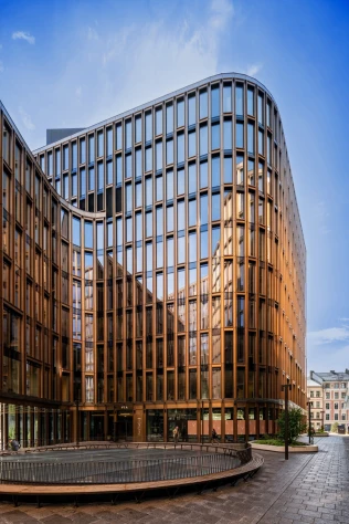 Elementfassade - Projekt: Via Vika, Oslo, Norwegen (©Andrius Gudelis)