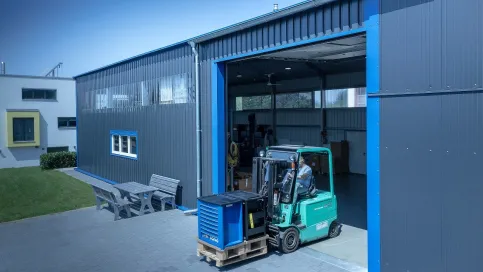 Lager- und Logistikhallen - Modulare Raumlösungen