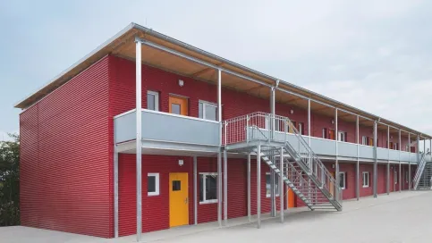 Wohnraum und Unterkünfte in Modullbauweise