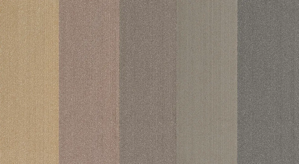 Farbrange Die Urbane: Lehm, Tabak, Schwarzbraun, Titangrau, Anthrazit