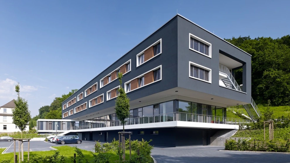 Apartmenthaus Kraftwerkschule, Essen, DE Foto: Guido Erbring, Köln, DE