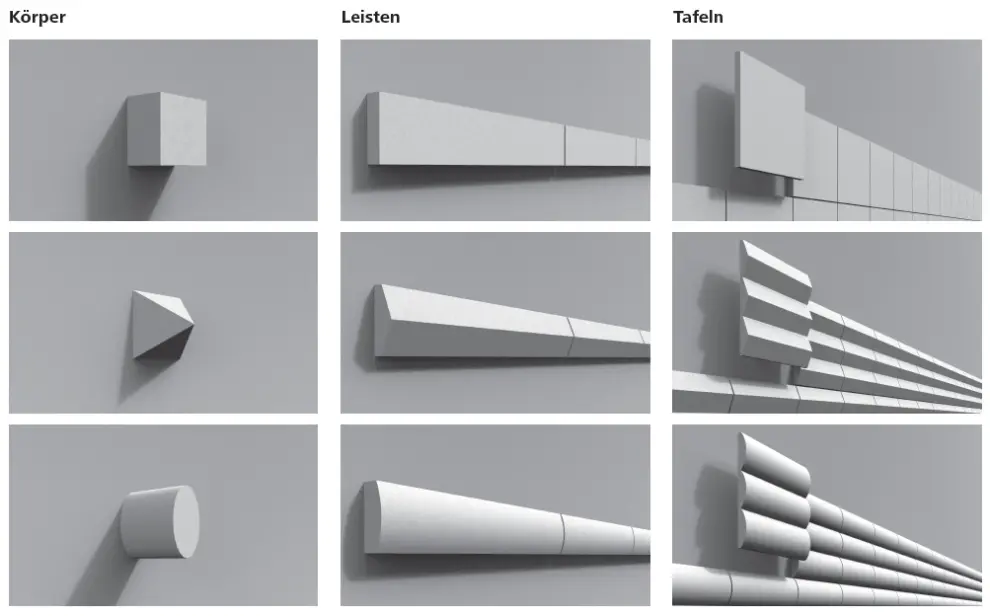 StoDeco Elementvarianten