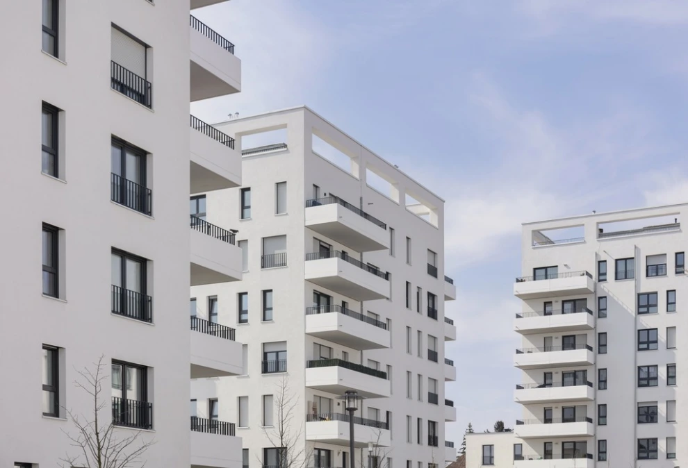 Wohnanlage Skytowers, Regensburg, DE, Quelle: Sto SE & Co. KGaA, Foto: Gerhard Hagen, Bamberg, DE