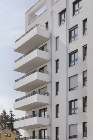Wohnanlage Skytowers, Regensburg, DE Quelle: Sto SE & Co. KGaA, Foto: Gerhard Hagen, Bamberg, DE