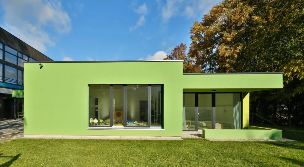 Kindertagesstätte St. Franziskus, Neuhausen auf den Fildern, DE, Quelle: Sto SE & Co. KGaA, Foto: Martin Duckek, Ulm