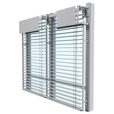 Der Raffstore sitzt jetzt noch näher an der Pfosten-Riegel-Fassade, was zu einem harmonischeren Erscheinungsbild führt.
