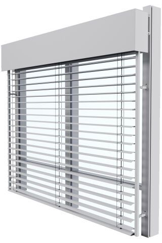 WAREMA Pfosten-Riegel-Raffstore
