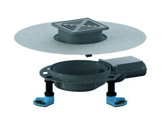 DALLMER Bodenablauf DallDrain Pure Plan, DN 40, 120 x 120 mm