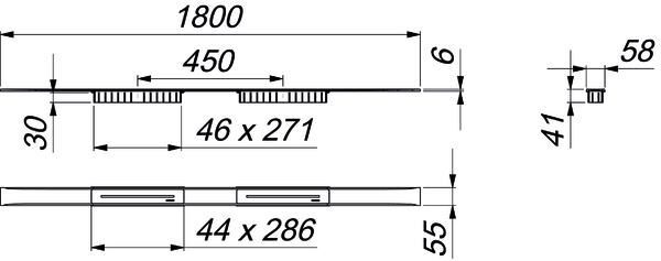 DALLMER CeraFloor Select Duschrinne