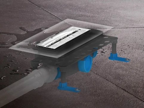 Einbaubeispiel DallFlex mit Aufsatz Zentrix